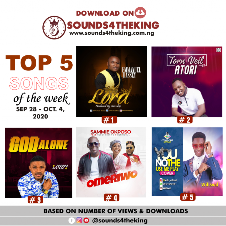 Top 5 Nigerian Songs of The Week