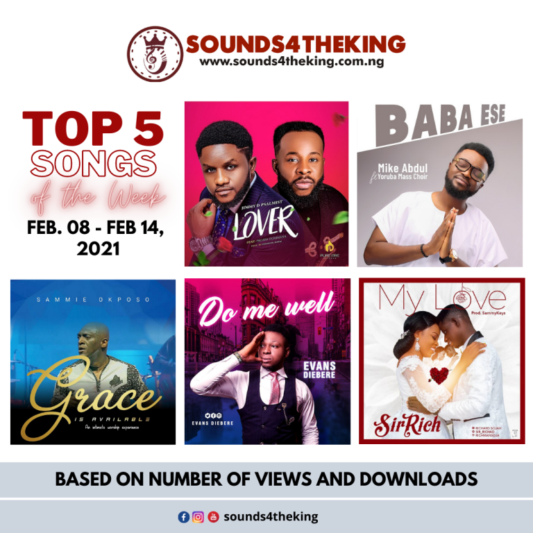 Nigerian Top 5 Gospel Songs February