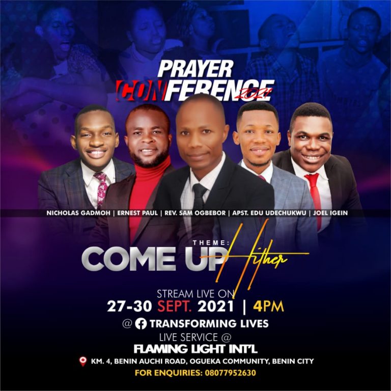 Prayer Conference 2021 - Come Up Hither