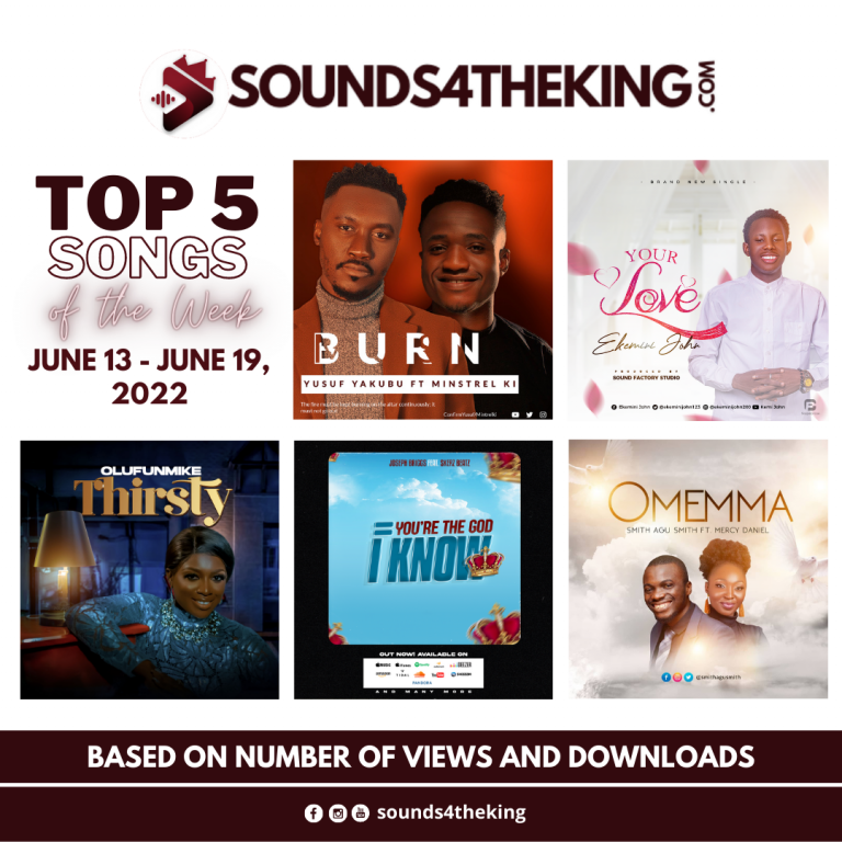 Top 5 Gospel Songs of the Week June