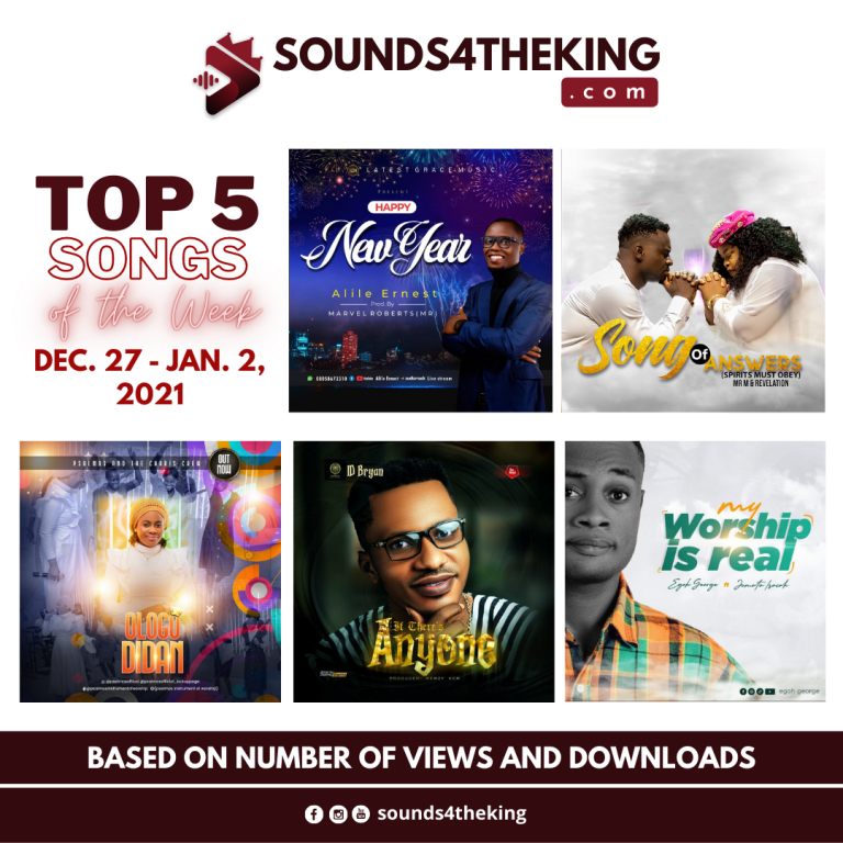 Nigerian Top 5 Gospel Songs of the Week