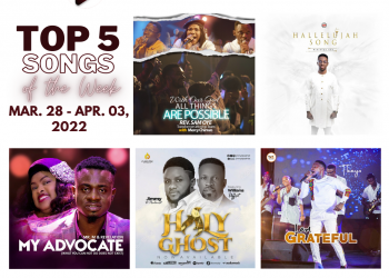 Nigerian Top 5 Gospel Songs of the Week | 14th Week Of 2022