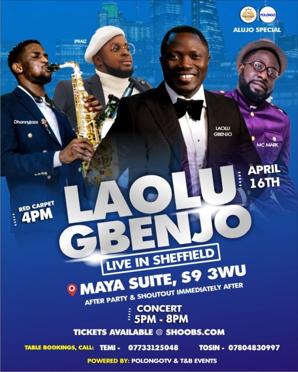 Laolu Gbenjo Live at Sheffield