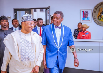 Pastor Enoch Adeboye Pays A Coutesy Visit To The Governor Of Kaduna State