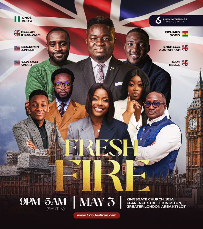 Eric Jeshrun Set To Host Another Edition Of Fresh Fire Revivals In UK